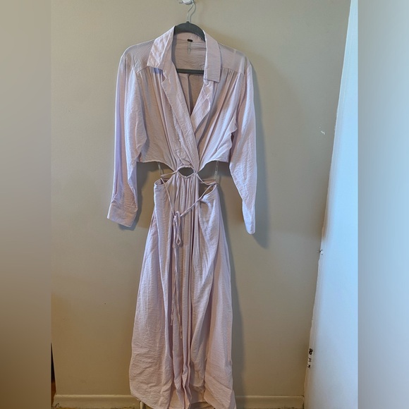 Young Broke & Fabulous Lilac Derby Cut Out Dress - Picture 4 of 8